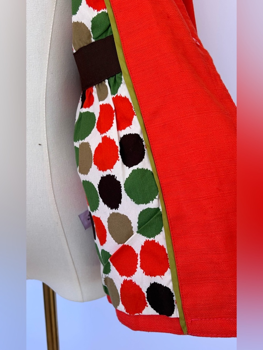 J. Crew Women’s‎ Molly Cotton/Linen Peplum Jacket Vintage Style Size 6 - Picture 6 of 11